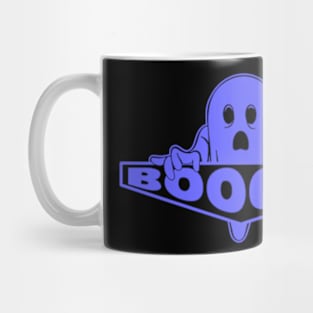 Cute Blue Halloween Ghost Mug